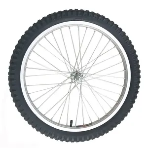 20 inch steel spoke pneumatic rubber air tire city bicycle tricycle wheels