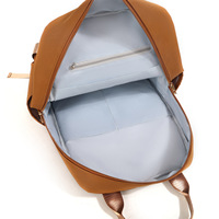 Sac à dos vintage grande capacité en tissu Oxford pour couches et accessoires de maman, avec compartiment isotherme pour biberons et crochets pour poussette