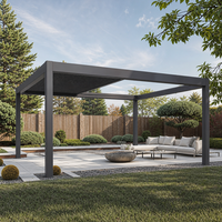 Pergola à lames orientables électriques pour maison de luxe, vente directe d'usine
