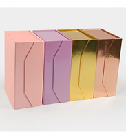 Caja de Cartón Plegable con Inserto de Cartón Corrugado, Caja de Envío Impresa Personalizada, Caja de Envío Dorada de Apariencia Exquisita y Colorida