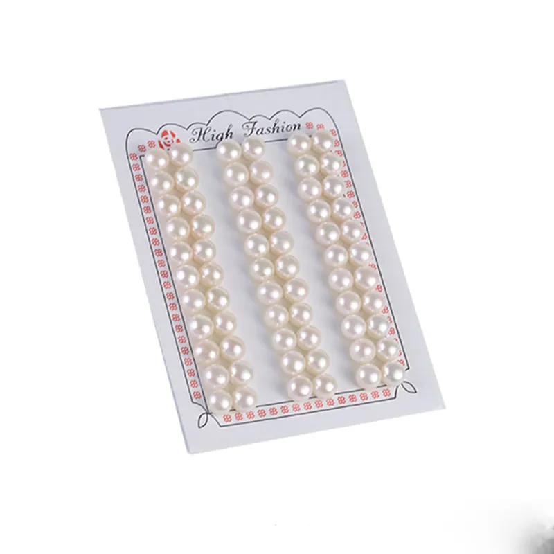 china factory hot sale wholesale price round white 3mm ---12mm natural button pearl