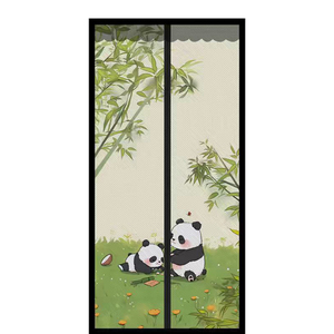 Modern Summer Polyester Door Curtains <strong>Encrypted</strong> &amp; Mosquito-Proof <strong>Durable</strong> Installation Without Holes - Product Image 3