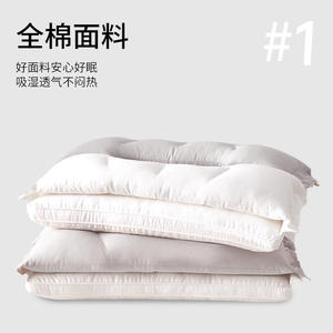 Almohada cervical rectangular reversible de algodón Ahj Hjz, soporte suave para dormitorio, hotel, uso doméstico - Product Image 2