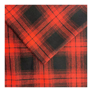 Tissu de flanelle en coton doux <span class=keywords><strong>teint</strong></span>, pour chemise de nuit, en fils cvc, <span class=keywords><strong>lot</strong></span> de 50 étoffe - Product Image 5