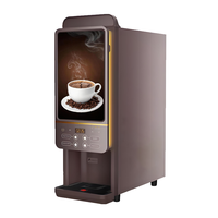 Commercial All-in-One Office Desktop Coffee Machine Automatic Instant Tea and Milk Vending Machine