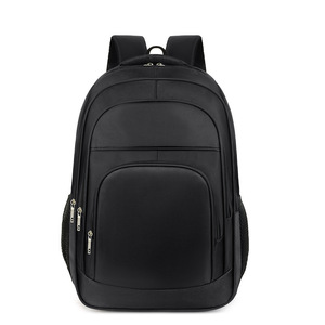 Men's Business <b>Backpack</b> Large Capacity 20-35L Solid Color Detachable Straps For Commute And Travel - Product Image 4