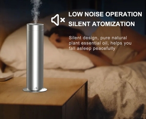 Diffuseur d'arômes en alliage d'aluminium 120 ml à fonctionnement silencieux avec télécommande pour table – Machine à huiles essentielles – Vente directe usine - Product Image 4