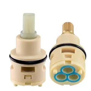 J2201 Hot Selling Faucet Cartridges Ceramic Spool 22mm 3-Way Diverter Suitable For Kitchen Tap Basins Faucet Etc.