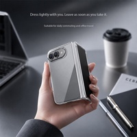 Nouvelle coque de téléphone pliable pour iPhone 18 DUO, coque rigide transparente anti-traces de doigts en PC, coque de protection pour téléphone Apple