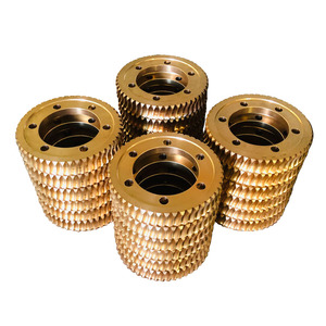 Custom Brass <span class=keywords><strong>Worm</strong></span> Gear e Steel Worms Nova Condição - Product Image 2