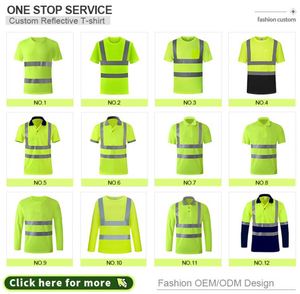 Wholesale High Vis Reflective Safety <b>Polo</b> Shirt Quick Dry Reflective <b>Polo</b> Shirt Custom Logo Ideal for Construction & Roadwork - Product Image 5