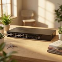 Switch de Acceso Gigabit de Alta Gama 24x 1G 4x 10GE SDN OpenFlow para Redes de Campus Empresariales y Capa de Acceso