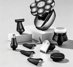 Multifunctional Rechargeable Electric Razor for <b>Men</b> All-Body Waterproof Rotary Bead Shaver for Face <b>Bikini</b> Shaving in Hotels - Product Image 6