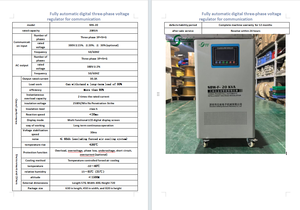Stabilisateur de tension 20 kVA 30 kVA 220 V triphasé, alimentation stabilisatrice de tension, stabilisateur de tension automatique AVR, stabilisateur de tension électrique servo - Product Image 2
