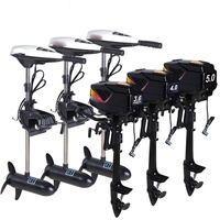 Moteur de pêche à la traîne chinois 12v/45lbs 55lbs 65lbs moteur de bateau à arbre en acier inoxydable petit Mini moteur hors-bord électrique