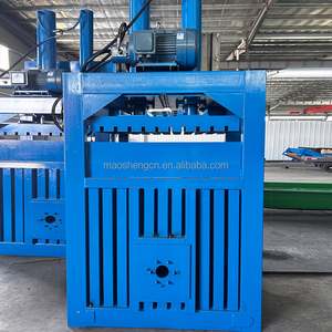 Presse à balles hydraulique pour déchets métalliques Presse à balles semi-automatique verticale-plastique-presse à balles pour canettes d'aluminium - Product Image 3