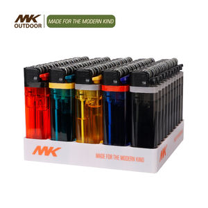 Briquet à gaz MK en plastique, briquet à double arc, briquet rechargeable, briquet à gaz butane pour cigarettes - Product Image 5