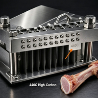 Nouvelle machine de découpe automatique de viande de chèvre de qualité alimentaire, coupeuse de viande d'agneau, de pigeon et de poulet, capacité de 700 kg/h