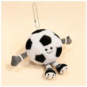 Llavero de Peluche con Forma de Balón Deportivo, Suave y Adorable, Baloncesto/Fútbol/Rugby/Tenis/Béisbol, Juguete de Peluche de Algodón PP de 15 cm, Venta al Por Mayor - Product Image 5
