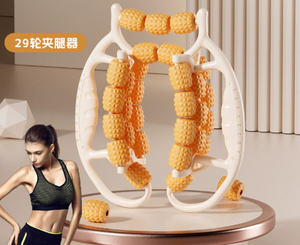 Rodillos de masaje muscular Rodillo de palo para patas de mesa de abrazadera con palos de masaje de celulitis corporal Bolas y rodillos Pierna de máquina - Product Image 3