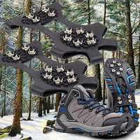 YTD-006 Crampons et antidérapants pour glace d'hiver avec certification CE, en acier inoxydable résistant à -70°C, fabriqués à Guangdong