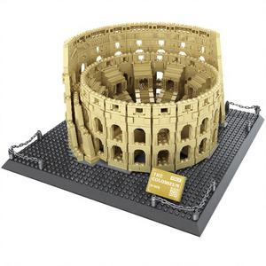 Juego de bloques de construcción del Coliseo romano WANGE, juguetes de Arquitectura de plástico para niños y adultos compatibles con otros bloques de construcción - Product Image 1