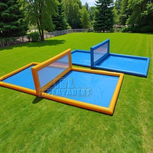 Terrain de volley-ball <span class=keywords><strong>aquatique</strong></span> gonflable commercial, arène géante gonflable pour événements extérieurs et location de fêtes - Product Image 5