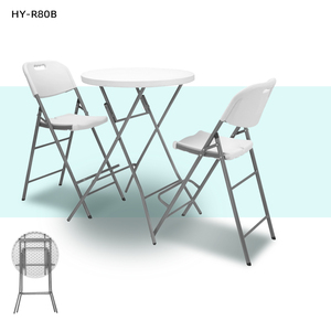 4ft 5ft 6ft 8ft Outdoor Furniture Folding Table Picnic Rectangle Plastic Party Tables Portable Plastic Folding Tables