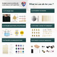 Fermoirs mousquetons en acier inoxydable pour la fabrication de bijoux, plaqué or 14K 18K PVD, pour le bricolage