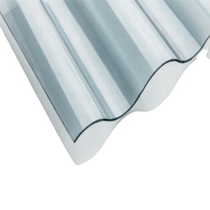 Lembaran Atap <span class=keywords><strong>FRP</strong></span> Bergelombang Transparan Berbahan Plastik Bertulang Serat Kaca Tebal 1,2mm - Product Image 3