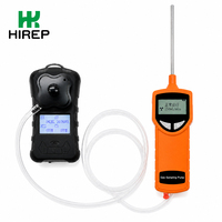 Analizador de Gases Múltiples HIREP, Detector Portátil de Alta Precisión para CO2/O2/H2S/CO con Pantalla LCD de 2.0'', ATEX