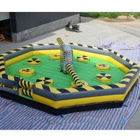 Taureau mécanique gonflable de qualité commerciale, jeu de tank à plongée, machine de surf pour adultes, fête en plein air, vente directe d'usine