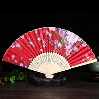 Kipas Lipat Bambu Kerajinan Tangan Gaya Cina Retro Wanita, Teknik Lukis Gaya Jepang, Penjualan Langsung Pabrik DIY