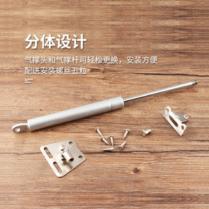 Tige de support pneumatique Asq-18 pour vérins de porte d'armoire - Product Image 5