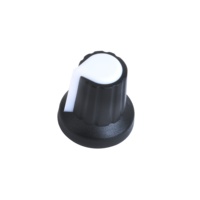 YUANXIN A0500 saklar kenop gitar listrik plastik, penguat sakelar Volume potensiometer poros Spline 6mm grosir