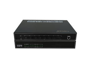 Commutateur réseau intelligent TiNCAM 8*100M SC+1*1000M Convertisseur de média RJ45 Convertisseur de média 20km Fibre optique - Product Image 2
