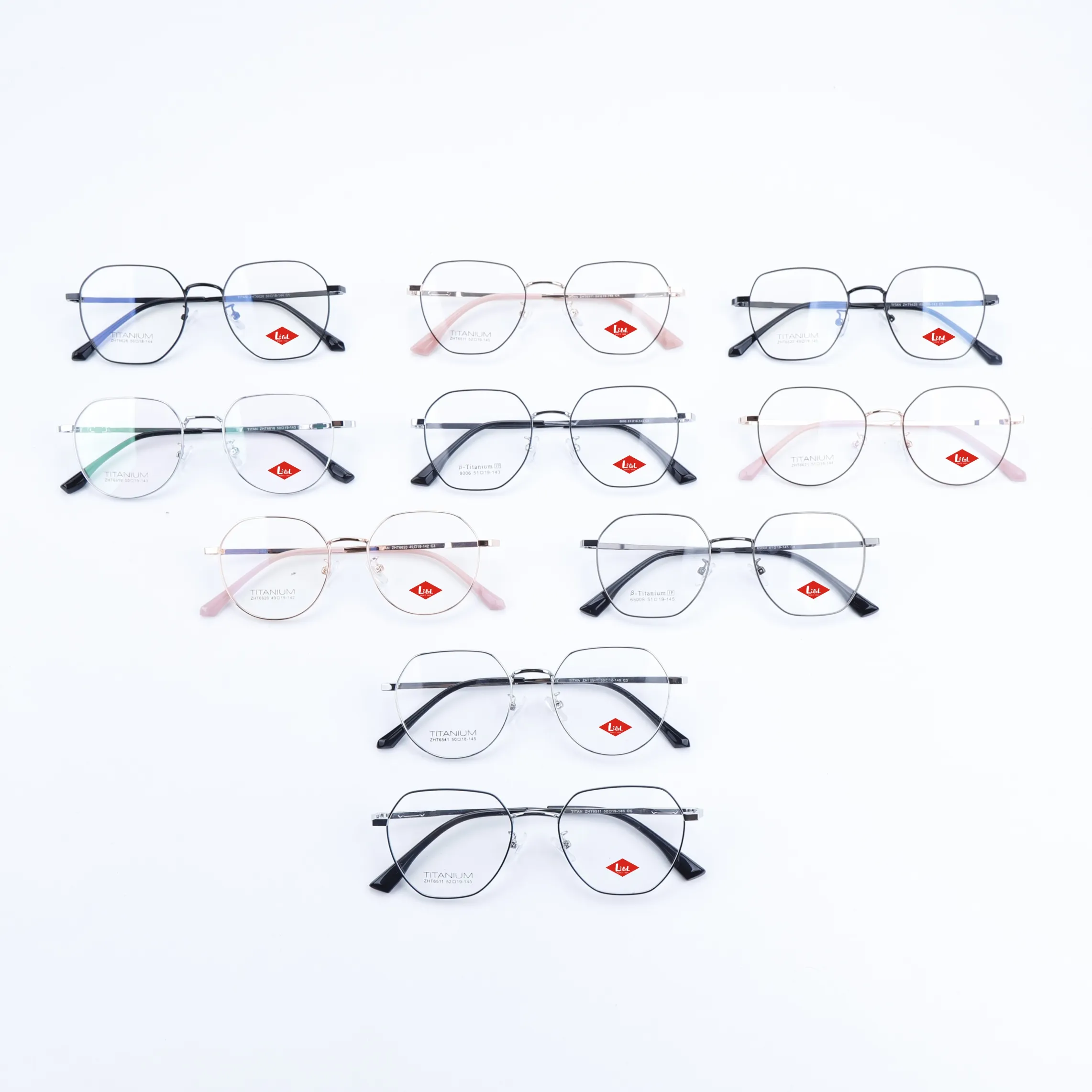 Wholesale Cheap Mixed order custom designer eyewear Metal Reality glasses frames spectacle optical eyeglasses women men