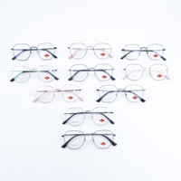סיטונאי זול מעורב סדר מותאם אישית מעצב eyewear מתכת מציאות משקפיים מסגרות אופטיות משקפיים נשים גברים