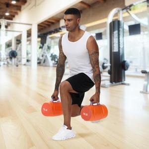 PVC 15LB Fold Portable Water-Filled Adjustable Dumbbells Set for Home Fitness <b>Strength</b> <b>Training</b> & Full Body Exercise Workout - Product Image 4