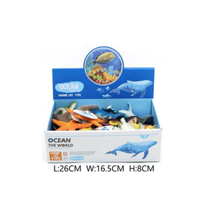 5/8inch Cá Voi Cá Mập Sao Biển Cá Ngựa Cá Heo PVC Mô Hình Đồ Chơi Nhựa Đại Dương Động Vật Bộ - Product Image 4