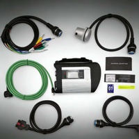 2025 Nouveauté : Outil de diagnostic automobile/camion MB Star C4 SD Compact 4 Connect DoIP Multiplexer à puce complète, 1 an pour -Benz