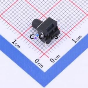 TSD003B08010A Tactile Switch SMD-4P,6x6mm Switch Single Pole Single Throw Round Button 1N Vertical Mount - Product Image 2