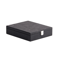 Boîte de rangement sécurisée pour clés en cuir de luxe, à fixation murale avec serrure à combinaison, organiseur de clés