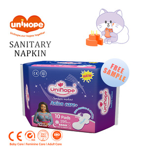 Unihope, oferta exclusiva, servilletas <span class=keywords><strong>sanitarias</strong></span> fiables, <span class=keywords><strong>toallas</strong></span> menstruales suaves, almohadillas femeninas transpirables <span class=keywords><strong>para</strong></span> <span class=keywords><strong>piel</strong></span> <span class=keywords><strong>sensible</strong></span> femenina - Product Image 2