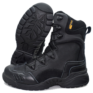 Botas Tácticas Militares de Cuero Antideslizantes Cálidas con Cremallera de Caña Alta para Hombre, Ideales para Senderismo en Invierno y Verano, Camuflaje, Desierto y Uso Táctico - Product Image 6