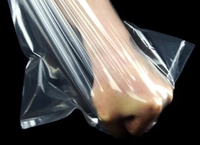 Poly sac ouvert à plat plastique LDPE transparent 2mil paquet alimentaire thermoscellé sac à gousset latéral gravure impression HDPE Transparent TL accepter