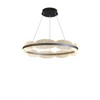 Nouveau Lustre LED en Acrylique Blanc 2024, Garantie 5 Ans, Anti-Éblouissement, CRI Élevé 90, Durée de Vie 30 000 Heures, Haute Luminosité pour Salon