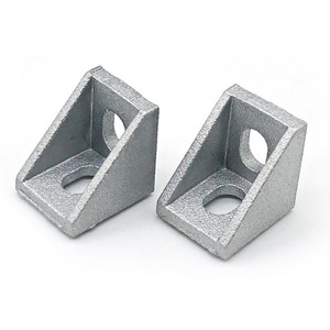 Chuangying Aluminum Profile Angle Bracket 1515 European Standard L-Shaped Connector For Construction Industry - Product Image 2