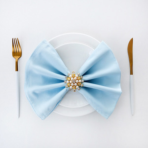 Solid Color <strong>Napkin</strong> Cotton Multicolor <strong>Napkin</strong> Jacquard <strong>Napkin</strong> Used in <strong>Wedding</strong> Hotels - Product Image 4