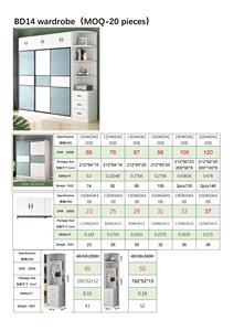 <span class=keywords><strong>Armarios</strong></span> Modernos Económicos, Armario Ligero para Dormitorio, Ancho 1.4m, Armario Portátil, Armario Deslizante, Armario para Dormitorio - Product Image 2